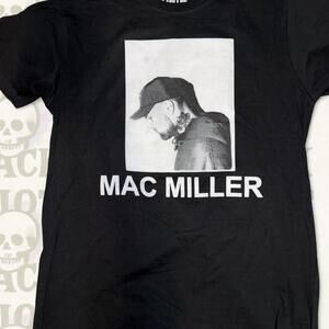 Mac Miller “Profile Portrait” Tee — Black (L)